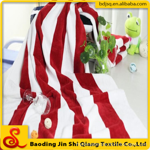 Wholesale cheap Chinese custom logo 100% cotton yarn-dyed big beach bath towel